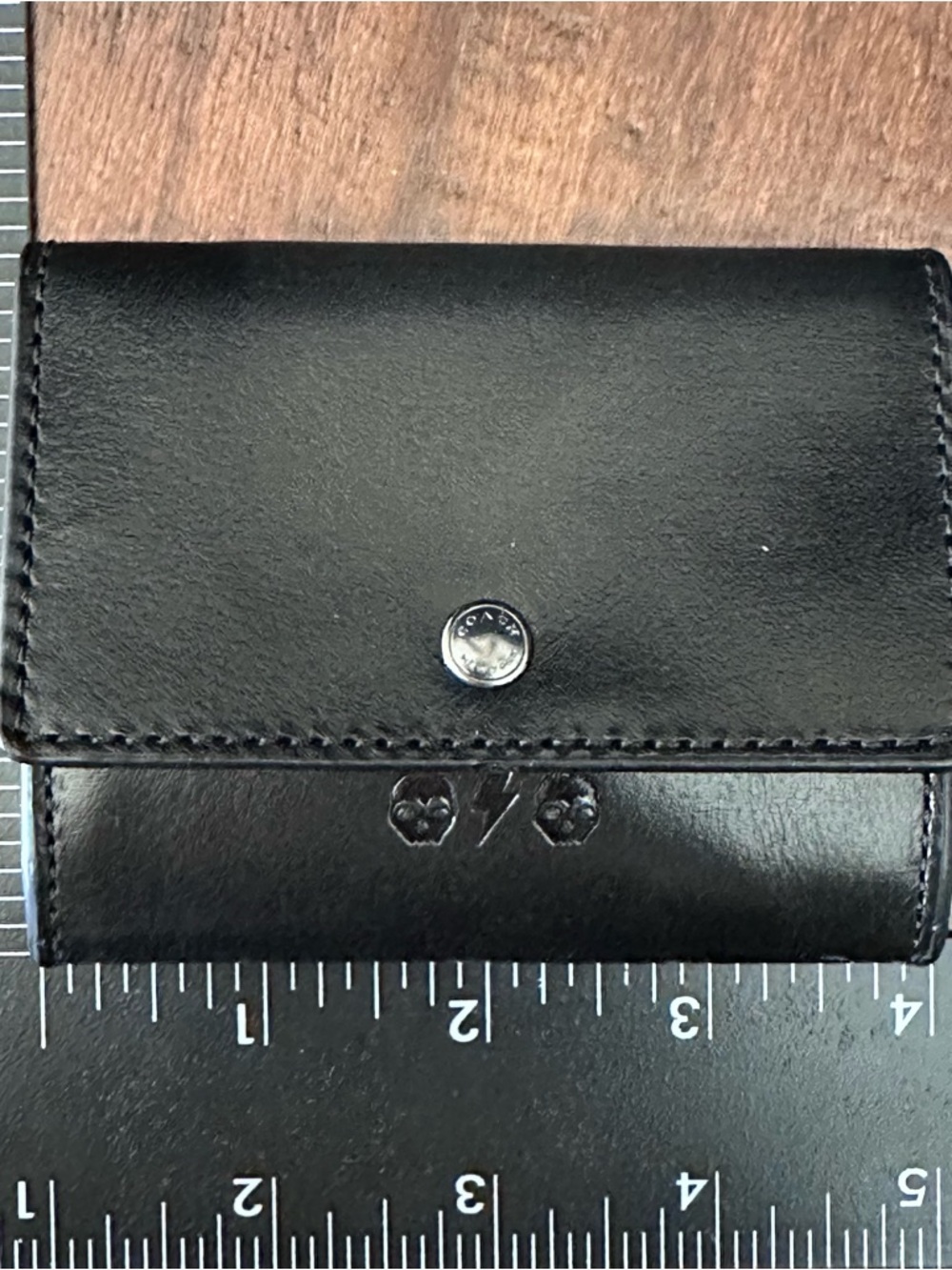 Coach Water Buffalo Coin/Card Case 21797 - Picture 15 of 16